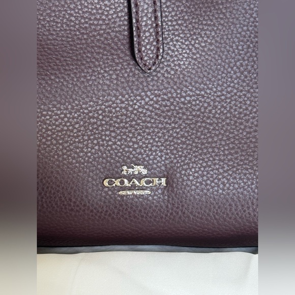 Coach Oxblood Leather Market Tote - NEW with tag - Picture 2 of 7